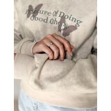 DStreet Bluza damska oversize tie-dye w motyle SPARKI szara | Shoptok.si