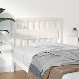 Maison Chic posteljno vzglavje - vzglavna omarica - nočna omarica belo 105,5x4x100 cm trdna borovina, (21705803) | Shoptok.si