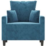 Fotelj moder 60 cm žamet | Shoptok.si