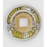 OJ Wheels Team Double Duro Chubbies 99a/95a 54mm" Kolešcki white / gum Cene
