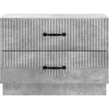  Noćni ormar Betonska siva 62 x 34,5 x 44,5 cm Konstruirano drvo | shoptok.hr