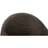 MID.YOU VRTLJIVI STOL kovina, tekstil siva, bela | Shoptok.si