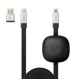 Atom Studios Hitri polnilni kabel USB - C Autom Studios - 1.8m - Črna | Shoptok.si
