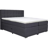 CARRYHOME POSTELJA BOXSPRING 160 cm x 200 cm , tekstil črna Cene