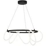 led luster balbo 45W okrugli crni
