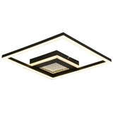 Searchlight 44250BK - led prigušiva stropna svetiljka quadrate LED/24W/230V 36x36 cm | Eponuda.com