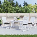  Jastuci za vrtne stolice 4 kom crni 40x40x4 cm od tkanine | shoptok.hr
