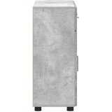  Kreveta s policom FLORIN Betonski sivi 88,5 x 30,5 x 73 cm | shoptok.hr