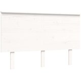  Posteljni okvir z vzglavjem bel 120x200 cm trden les | Shoptok.si