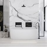 Rea bathroom shelf 30x30 matte black | Shoptok.si