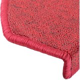  Prostirke za stepenice 10 kom 65x24x4 cm crvene poluokrugle velike | shoptok.hr