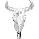  Lubanja bika Srebrno 34 x 13 x 53 cm Aluminij | shoptok.hr