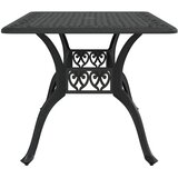  Vrtni stol crni 150 x 90 x 72 cm od lijevanog aluminija | Eponuda.ba