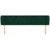  Uzglavlje s ušima tamnozeleno 203x23x78/88 cm baršunasto | Eponuda.ba