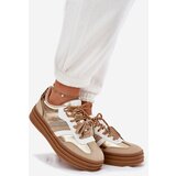 Boto Womens Platform Sneakers With Double Lacing Leopard Gold Studs | Shoptok.si