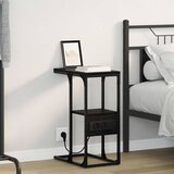  Noćni ormar Crni hrast 41,5 x 26 x 60,5 cm Konstruirano drvo | shoptok.hr