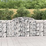  Lučne gabionske košare 17kom 300x30x100/120cm pocinčano željezo | shoptok.hr