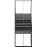  Prugasta tuš-kabina ESG 80 x 80 x 180 cm crna | shoptok.hr