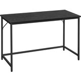Songmics Bureau, Kleine Computerafel, Biureautafel, Voor Werkkamer, Slaapkamer, 60 x 120 x 75 cm, Industrieel Design, Metalen Frame, Zwart, LWD039B56, (21158008) Cene