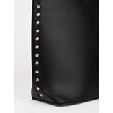 Shelvt Large black studded shopper bag | Shoptok.si