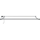 Ručna Ročna zložljiva senčnica z LED lučmi Antracit 4,5 × 3 m, (5000206308) | Shoptok.si