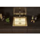 Alveus enojno pomivalno korito Monarch Pure 70 - zlata (1141619) | Shoptok.si
