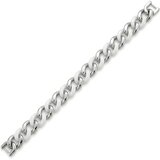 IZMAEL Moška Zapestnica MB - 40744 - Srebrna / Bela / 21,5cm | Shoptok.si