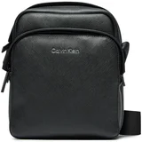 Calvin Klein Torba preko ramena 'MUST' crna / srebro