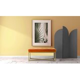 Kayoom KLOP BREZ NASLONA, les, kovina, tekstil, leseni material oranžna, zlate barve | Shoptok.si