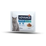 Cat Adult Sterilized Multipack koščki v omaki, vrečka - trska - 4 x 85 g