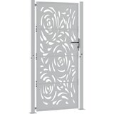  Vrtna vrata 100x200 cm Otporni čelik Dizajn s plamenom | shoptok.hr