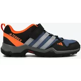 Adidas Niske cipele 'Ax2R Hook-And-Loop' golublje plava / svijetlosiva / tamno narančasta / crna