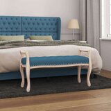  Klop modra 110x45x60 cm žamet Cene