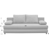 P & B ZOFA S POSTELJNO FUNKCIJO, antracit tekstil | Shoptok.si