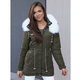DStreet Women's reversible parka jacket MELVIN green TY2323 Cene