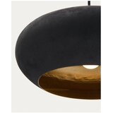 Kave Home Črna viseča svetilka s kovinskim senčilom ø 30 cm Inda – | Shoptok.si
