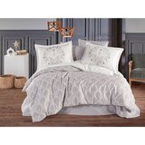  Sheldon - Light Grey Light Grey Satin Double Quilt Cover Set Cene
