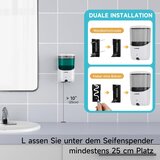AIKE avtomatski stenski dozirnik za milo, 650ml | Shoptok.si