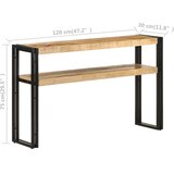  Konzolni stol 120 x 30 x 75 cm od grubog drva manga | Eponuda.ba