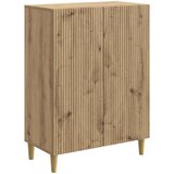 vidaXL Strani šal Artisan hrast 66 x 34,5 x 90 cm Inženirski les, (5000217968) | Shoptok.si
