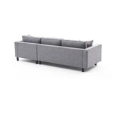 Atelier Del Sofa ugaona garnitura Kale Linen Right Grey | ePonuda.com