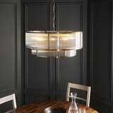  Endon 119456 - Luster na lancu RIDGETON 8xE14/7W/230V mat hrom | Eponuda.com