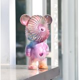 Generic Galvanski Gradient Violent Bear Fan Prenosni USB Ventilator Ročni Namizni, (21132736) | Shoptok.si