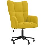 Stolica za opuštanje boja senfa baršunasta | shoptok.hr