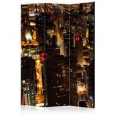  Paravan u 3 dijela - City by night - Chicago USA [Room Dividers] 135x172 Cijene