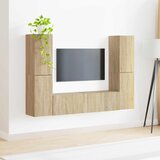  Set TV komoda 6 pcs Sonoma hrast Konstruirano drvo | shoptok.hr