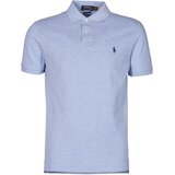 Polo Ralph Lauren Polo majice kratki rokavi POLO AJUSTE DROIT EN COTON BASIC MESH LOGO PONY PLAYER Modra | Shoptok.si