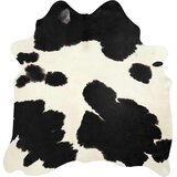  Tepih od prave kravlje kože 150 x 170 cm crno-bijeli | Eponuda.com