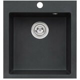 Alveus Ugradbeni sudoper Boogie 20 (50 x 45 cm, Granital, Crna) | shoptok.hr