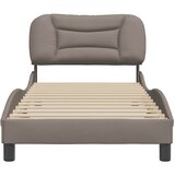  Okvir za krevet bez madraca Hvar smeđesivi 90x190cm od tkanine | shoptok.hr